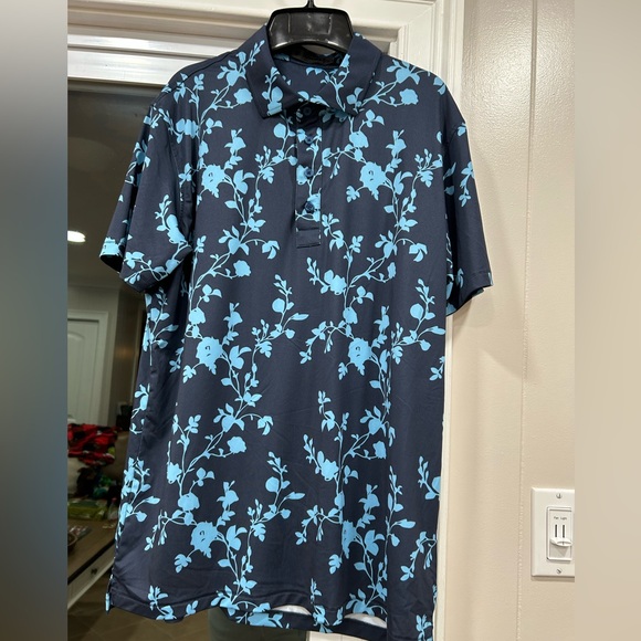 G/FORE | Shirts | Gfore Mens Floral Print Polo | Poshmark